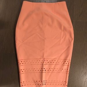 Orange Elizabeth and James pencil dress size 00